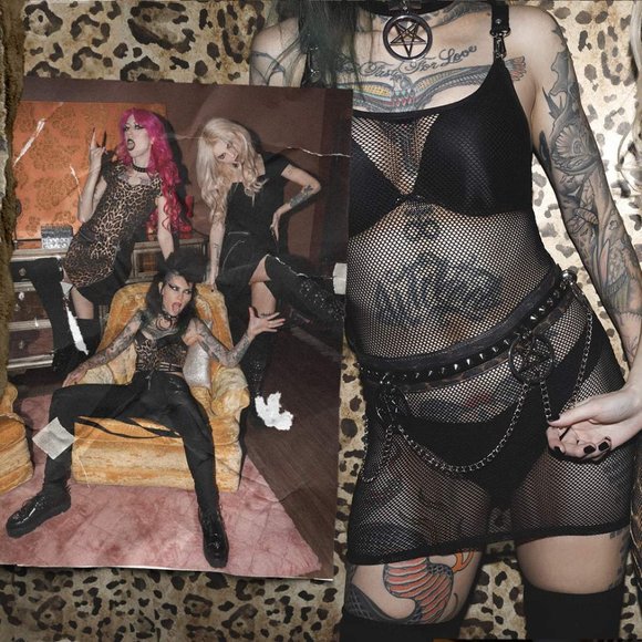 🆕Killstar"Feline Fancy" Pentagram Leopard Belt - Picture 5 of 11